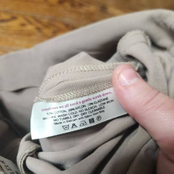 MM. Lafleur The Oshima Pant Everstretch in Russet Tan sz 8 - Picture 4 of 5